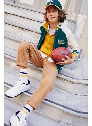 Boy Woven Loose Fit Trousers 