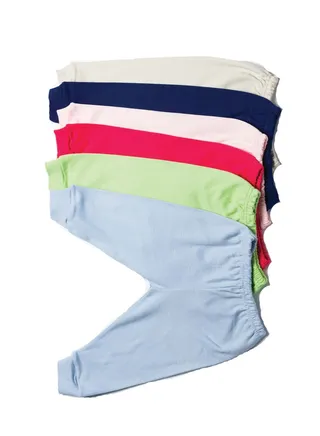 Baby Pant  Cotton 6 Pieces Multiple Colors (Color may vary from pictures) 