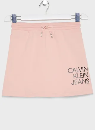 Kids Logo Printed Skirt 