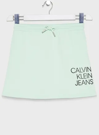Kids Logo Printed Skirt 