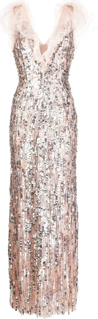 Lucienne sequin-embellished dress