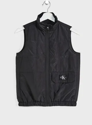 Kids Logo Badge Vest 