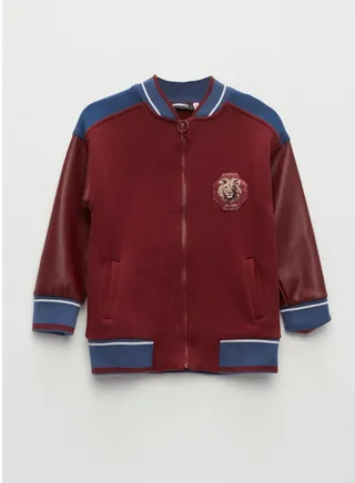 Boy Claret Red Tracksuit Top 
