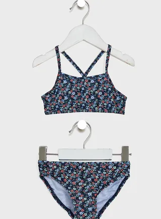 Kids Floral Bikini 