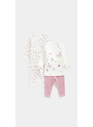 Deer Baby Pyjamas 2 Pack 