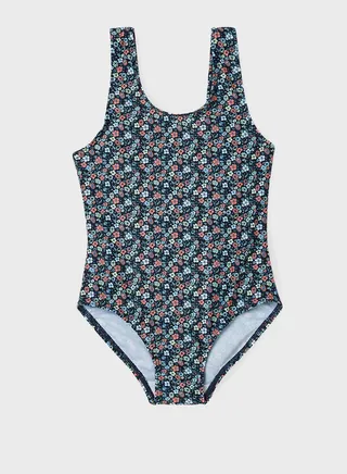 Kids Floral Print Swimsuit 