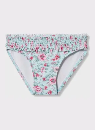 Infant Floral Print Bikini Bottoms Blue 