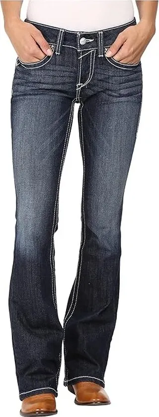 Ariat R.E.A.L. Bootcut Rosey Whipstitch Jeans in Lakeshore (Lakeshore) Women's Jeans