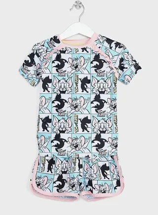 Warner Bros Tom And Jerry Girls Swim Set 