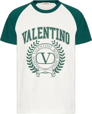 college logo-print T-shirt