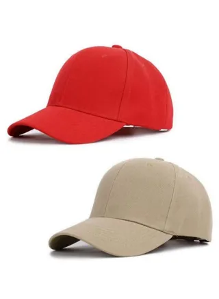 Bundle of Two baseball sport cap hat 