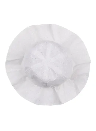 Wide Brim Sun Protection Beach Hat White 