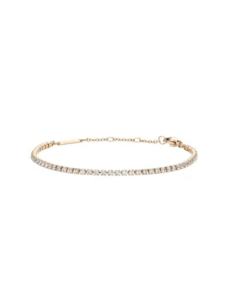 Classic Tennis Bracelet Rose Gold 