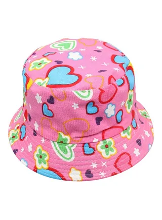 Floral Printed Summer Hat Multicolour 