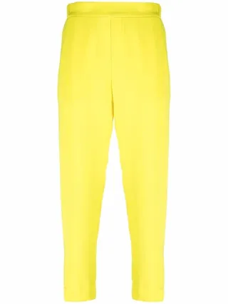 High-Waisted Cropped Trousers
