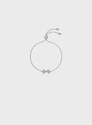 Barset Crystal Bow Bracelet