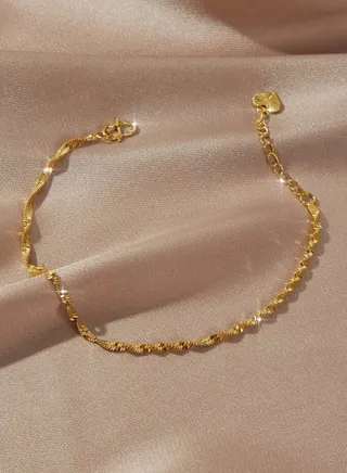 Elegant 18k Gold Plated Bracelet For Women 