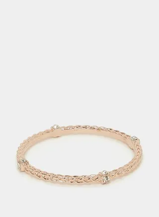 Textured Bangle Bracelet