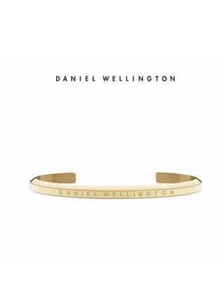 DANIEL WELLINGTON Classic lettered open-ended couple bracelet 
