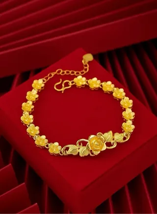 21k Gold Plated Bangle For Women 