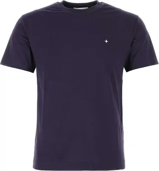 Stone Island Logo-Embroidered Crewneck T-Shirt