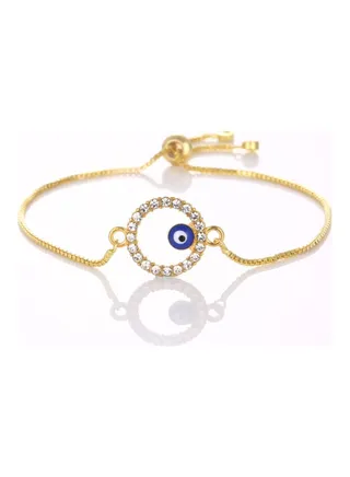 Adjustable Circle Eye Design Bracelet 