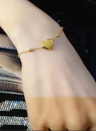 Elegant 18k Gold Plated Bracelet For Women 