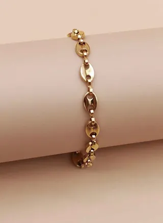 18k Gold Plated Stainless Steel Bracelet For Women 