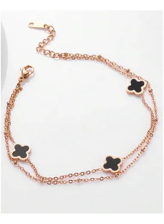 Elegant 18k Gold Plated Bracelet For Women 