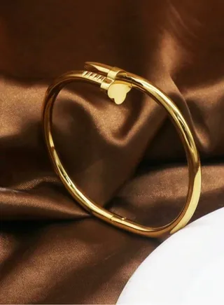 18k Gold Plated Stainless Steel Bracelet For Women 
