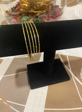 Elegant 18k Gold Plated Bracelet For Women 