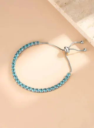 Stylish Zirconia Bracelet With Trendy Color For Women 