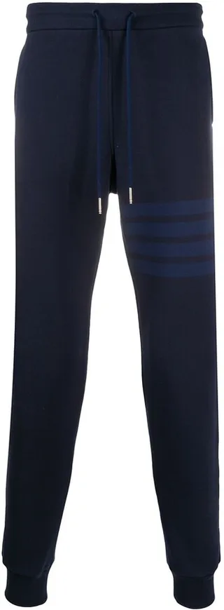 4-Bar loopback track pants