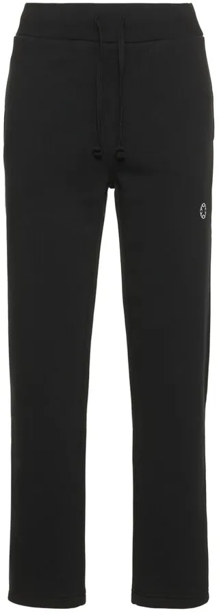 Logo cotton blend jersey sweatpants