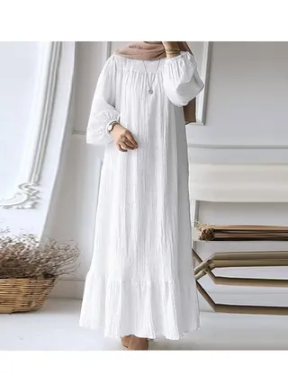 Muslim Fashion Long sleeved Retro Robe 
