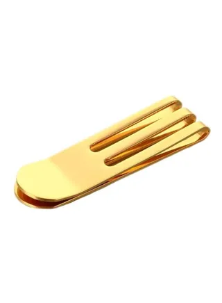 Money Clip Credit Card Holder Gold 