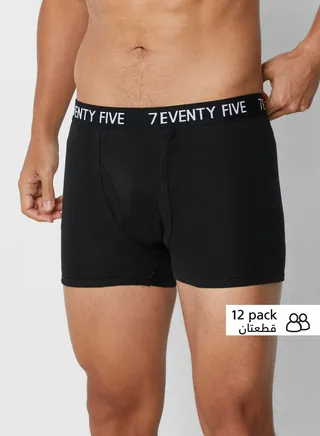12 Pack Waist Band Trunks With Antibacterial Finish