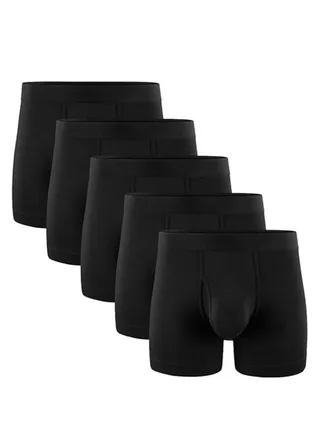 Mens Boxer Shorts Soft Cotton Men Pack Breathable Mens Underwear Boxer Briefs 
