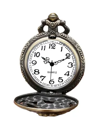 Men's Casual Tiger Decor Pointer Display Quartz Analog Pocket Watch NNSB03707663 