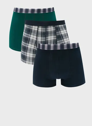 3 Pack Assorted Trunks 