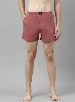 Cotton Elastic Waistband Knit Boxer 
