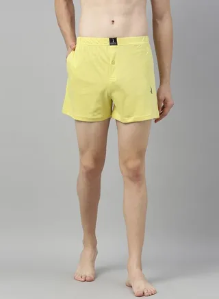 Cotton Knit Boxer with Side Pocket 