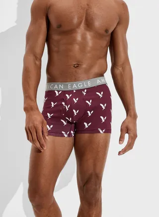 Single Printed Underwear For Men Red 