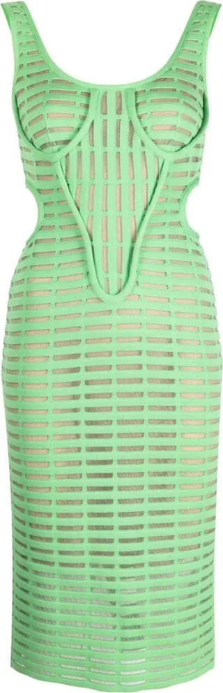 Iconic cut-out midi dress