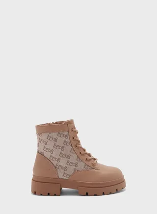 Kids Lace Up Boots 