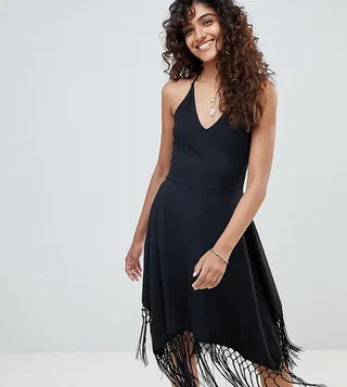 ASOS DESIGN Tall tassel hem hanky sundress