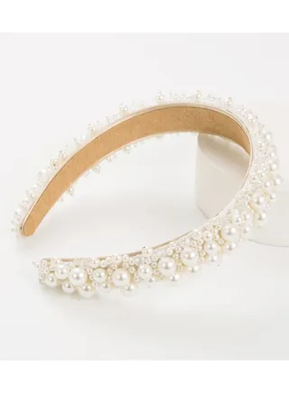 Headband Olivia For Women's and  Girls Beige 