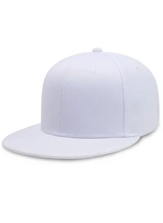 Snapback Flat Bim Hip-hop Hat Baseball Cap - Adjustable Unisex Dad Hat for Running, Workouts, and Outdoor Activities in All Seasons 