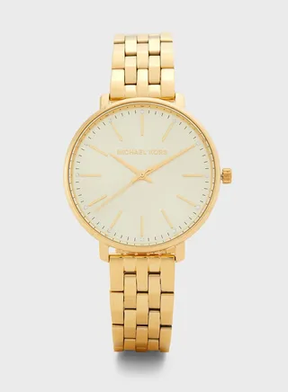 Classic Steel Strap Analog Watch