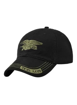 Military Adjustable Baseball Cap Black/Green 